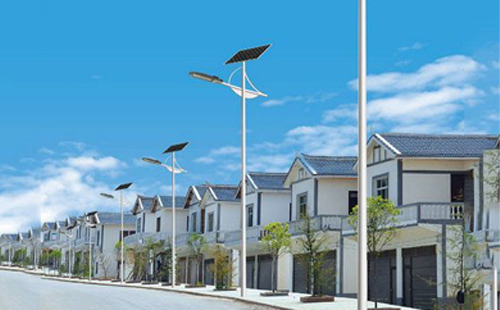 青铜峡太阳能路灯配置与在乡村道路照明中的应用